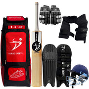 DS T/20 Cricket Set Black Adult - full kit with red bag