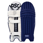 DSC Pro X Batting Leg Guard Navy - front view