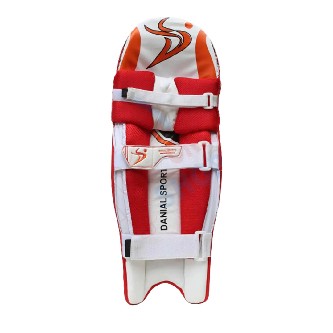 DS Sports Red Cricket Batting Pads 3