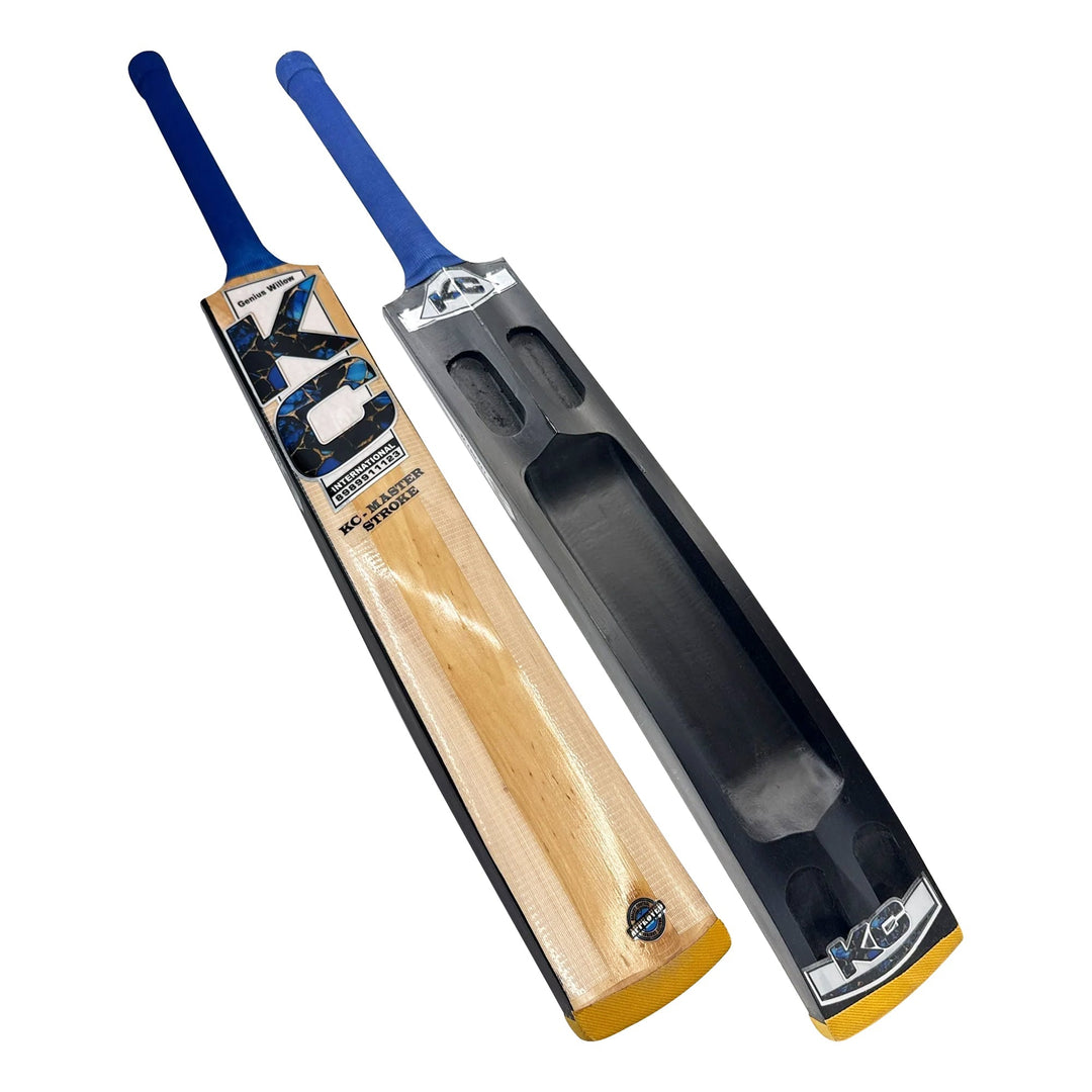 KC Master Stroke Kashmir Willow Bat Black - front profile