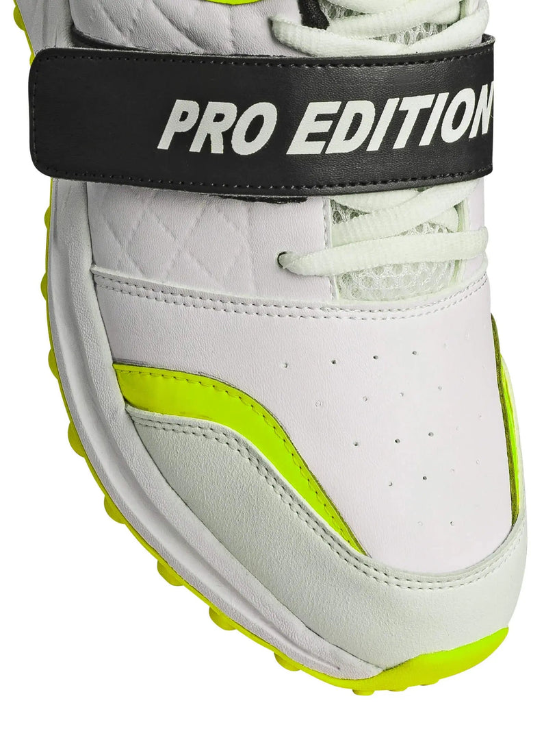 CA Pro Edition Cricket Shoes White/Yellow - Cricket shop italy