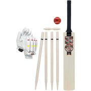 Gunn & Moore Rival Cricket Set - exploded contents view