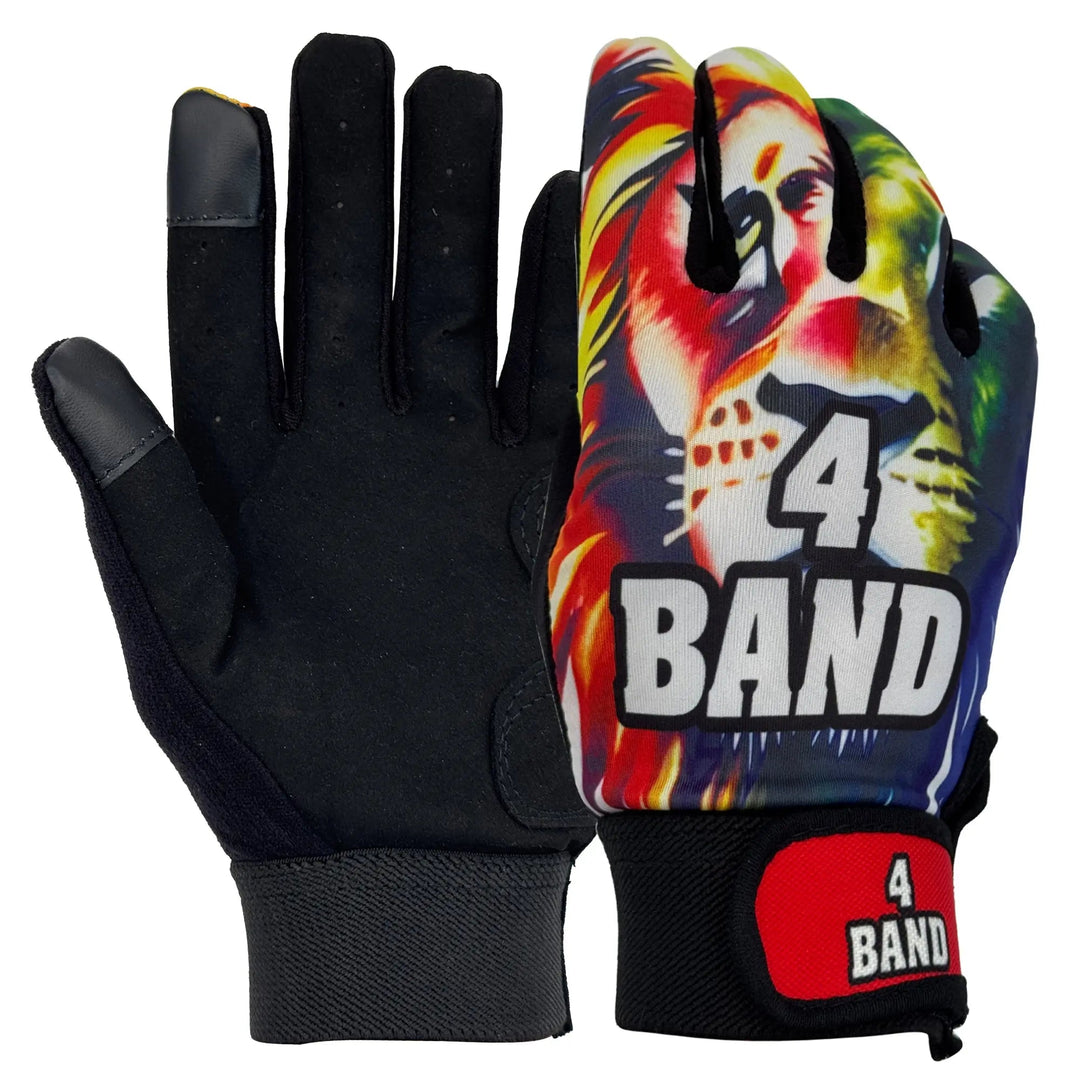 4 Band Soft Ball Inner Gloves - pair