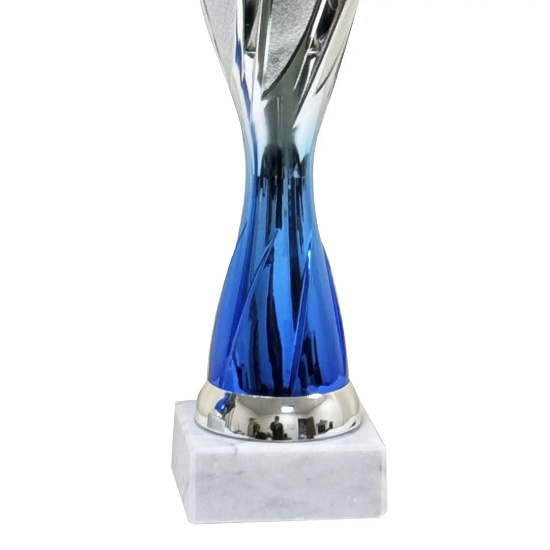 Rio Vista Silver & Blue Metal Bowl Trophy Cup - Cricket shop italy