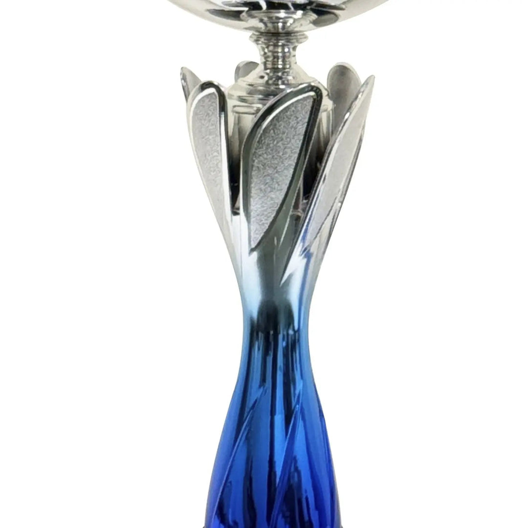 Rio Vista Silver & Blue Metal Bowl Trophy Cup - Cricket shop italy