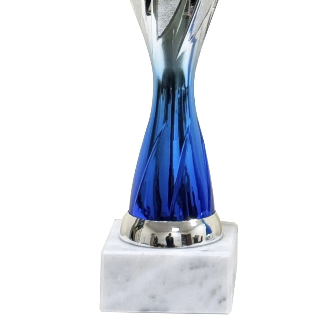 Rio Vista Silver & Blue Metal Bowl Trophy Cup - Cricket shop italy