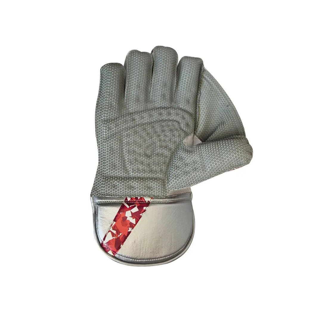 Adidas Pellara 3.0 Wicket Keeping Gloves Silver/Red Adult Adidas