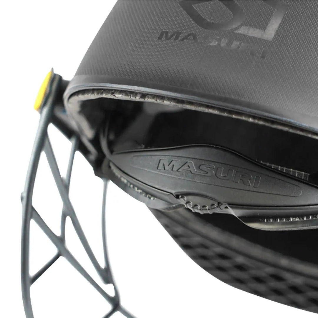 Masuri C Line Steel Cricket Helmet Black - Cricket shop italy