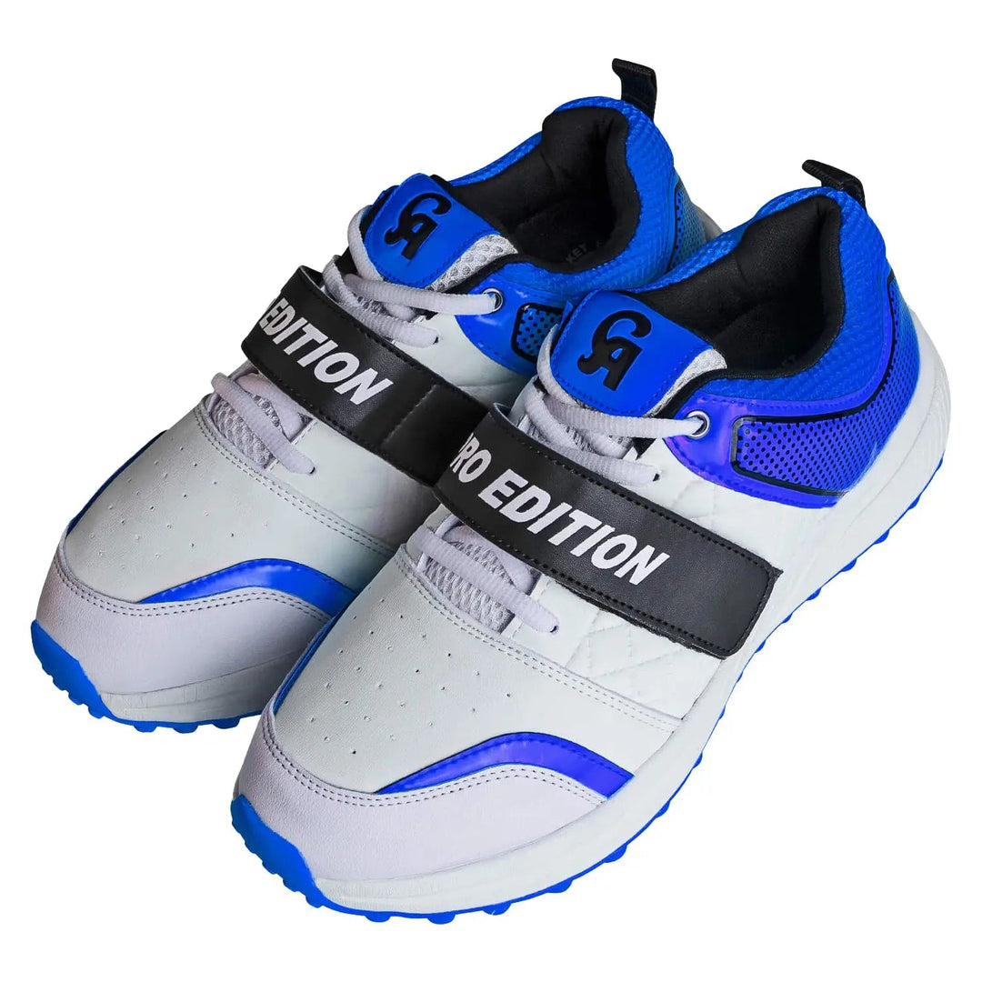 CA Pro Edition Cricket Shoes White/blue CA