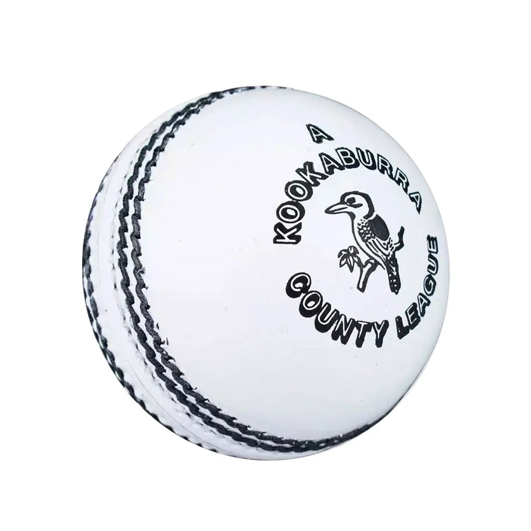 Kookaburra County League Cricket Ball White - Cricket shop italy