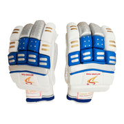 DS D 1.0 Batting Gloves Youth (Silver/Blue)