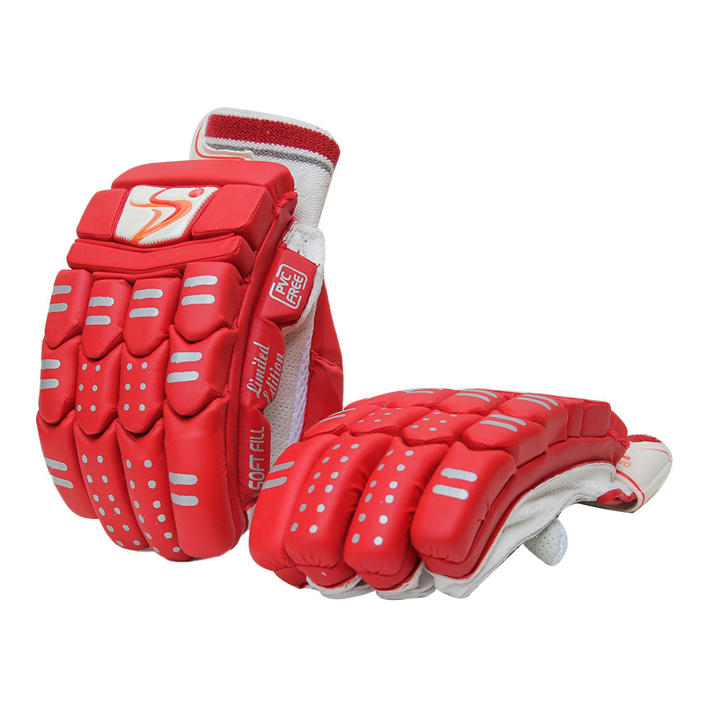 DS Red Batting Gloves Adult