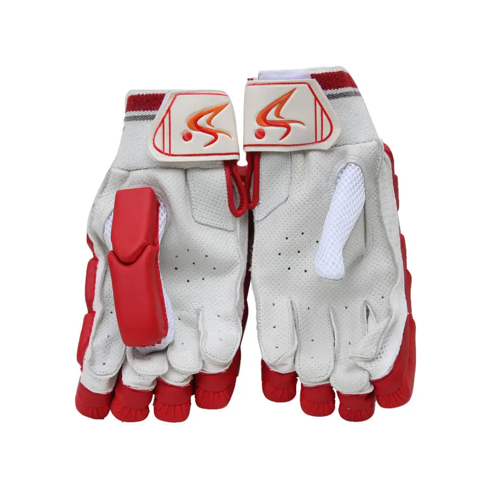 DS Red Cricket Pads & Gloves Set DS Sports
