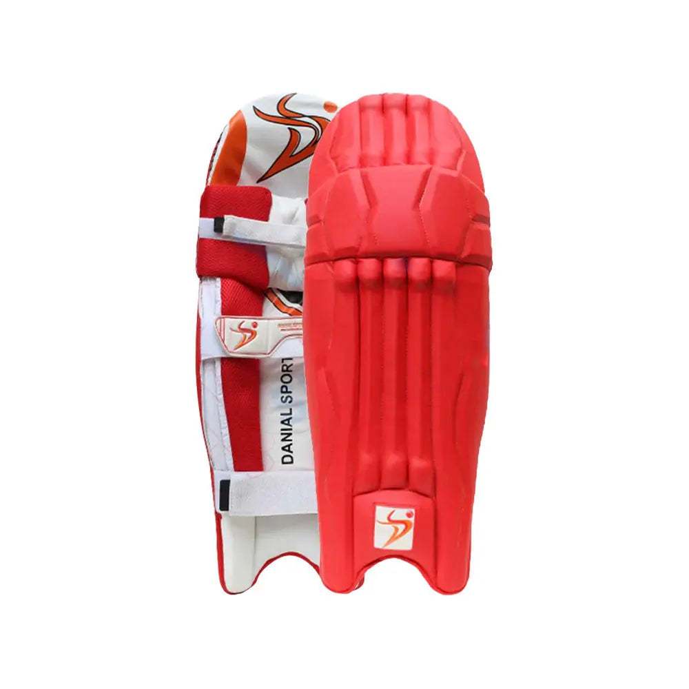 DS Red Cricket Pads & Gloves Set DS Sports