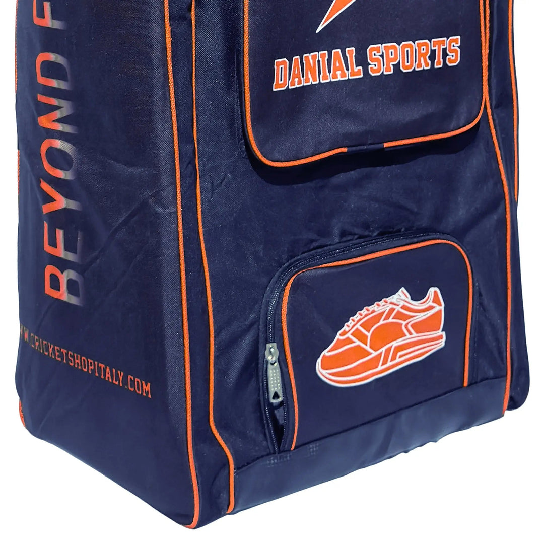 DS 1.0 Duffle Cricket Bag Blue/Orange DS Sports