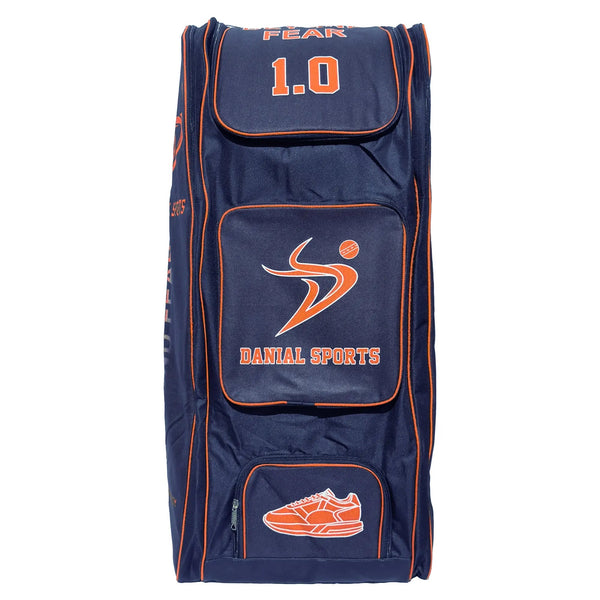 DS 1.0 Duffle Cricket Bag Blue/Orange DS Sports