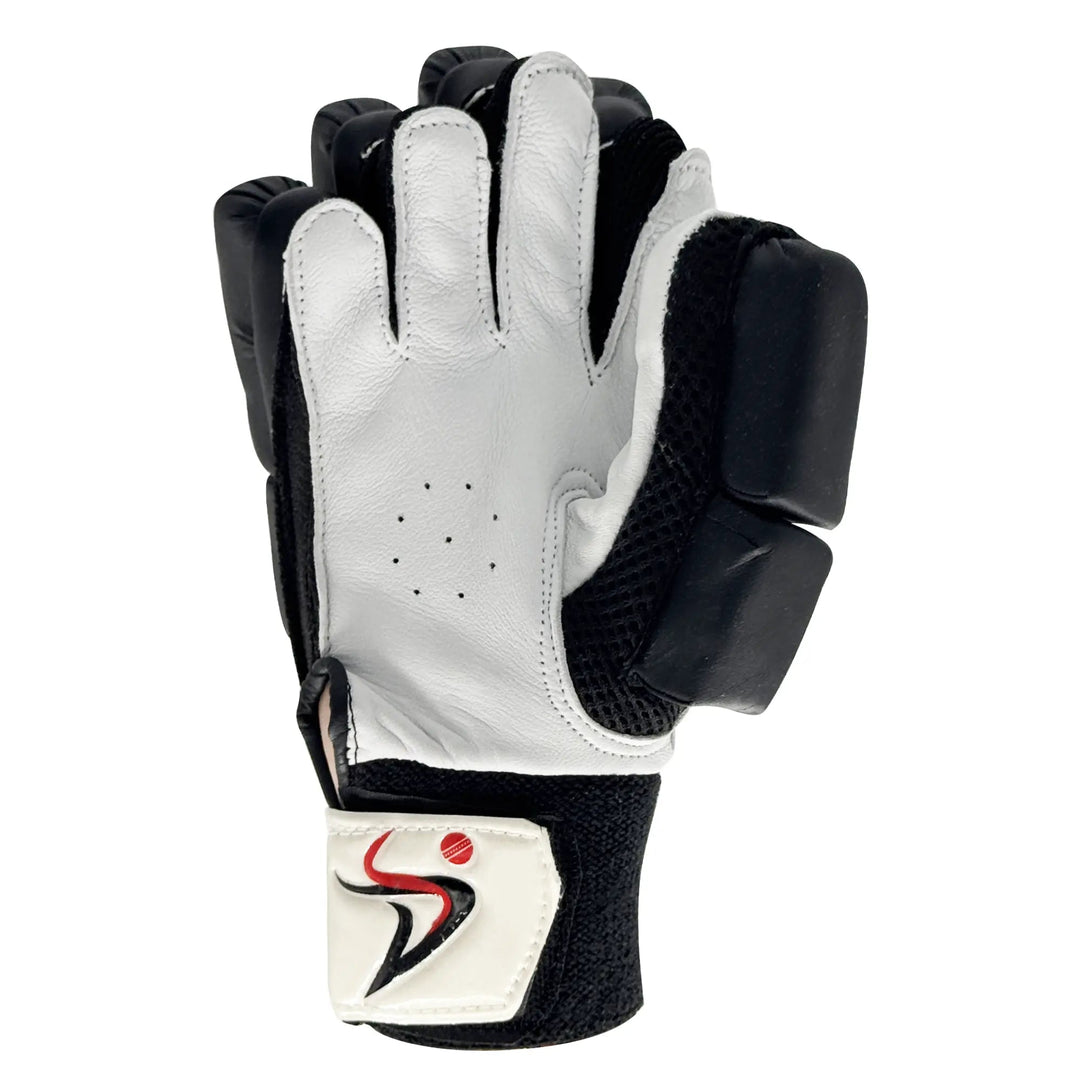 DS Sports Black / White 1.0 Batting Gloves junior DS Sports