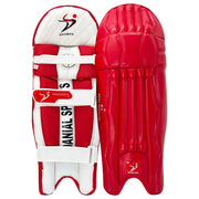 Canilleras de bateo DS T/20 rojas