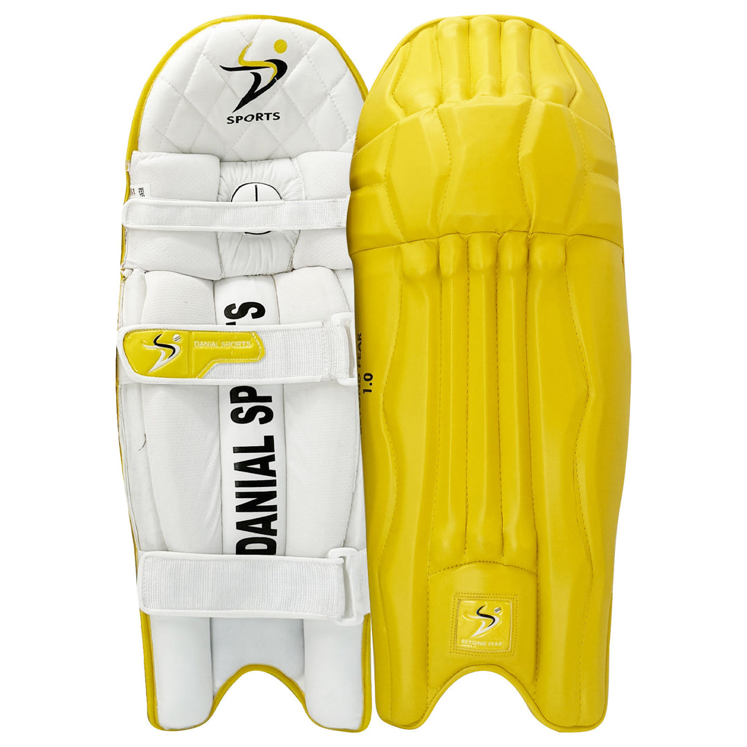 DS 1.0 Yellow Batting Pads Youth Ambi
