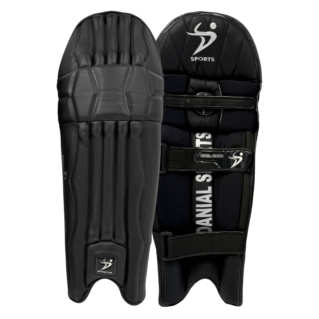 DS T/20 Batting Pads Black - front