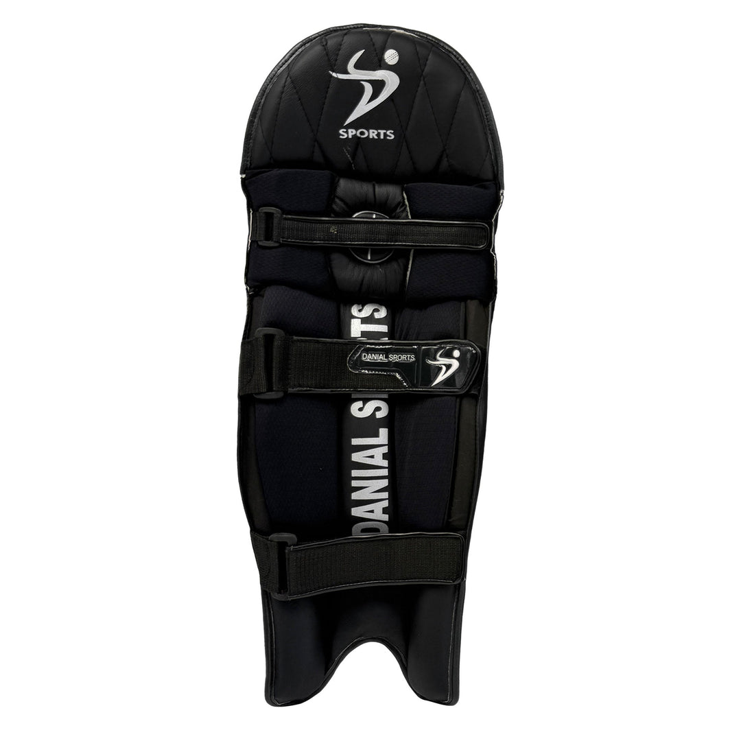 DS T/20 Batting Pads Black - knee roll