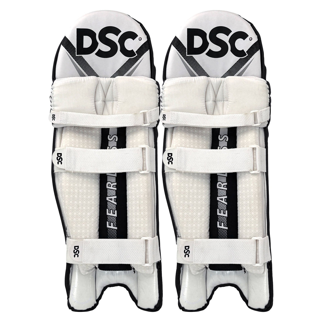 DSC Pro X Batting Leg Guard Black - side view