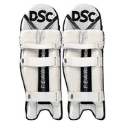 DSC Pro X Batting Leg Guard Black - side view