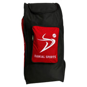 Bolsa de cricket junior DS negro/rojo