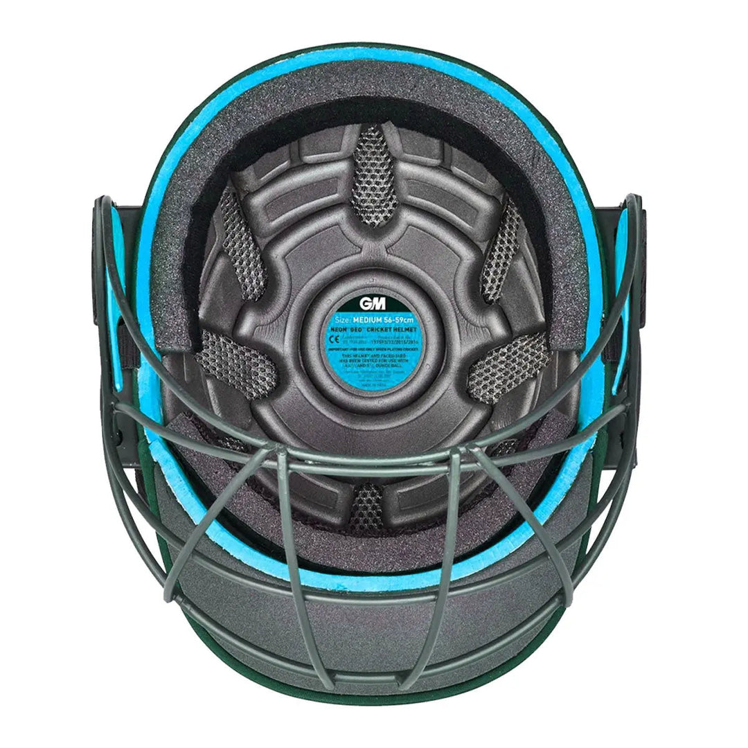 GM Neon Geo Helmet Green Gunn and Moore