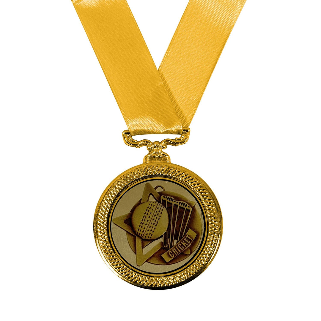 Cricket Medal Star 60mm