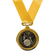 Deluxe Cricket Medal 6cm