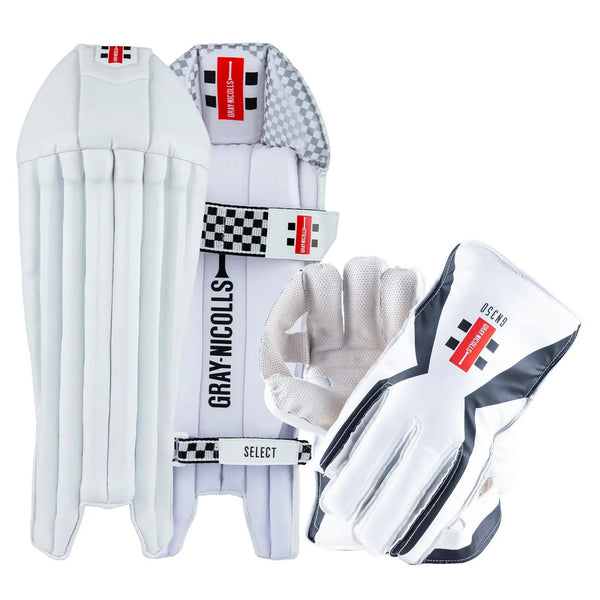 Gray Nicolls Select WicketKeeping Pad & Glove Set - Cricket shop italy