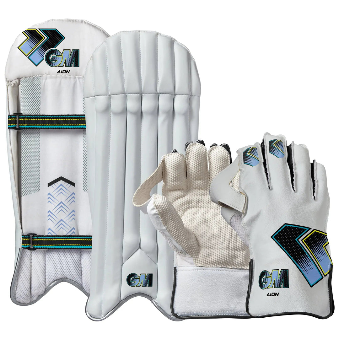 Gunn & Moore Aion Wicketkeeping Pads & Gloves Set - Cricket shop italy