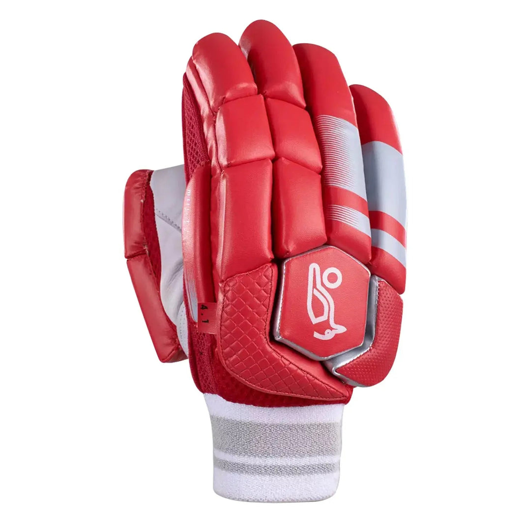 Kookaburra 4.1 T/20 Batting Gloves Red - Cricket shop italy
