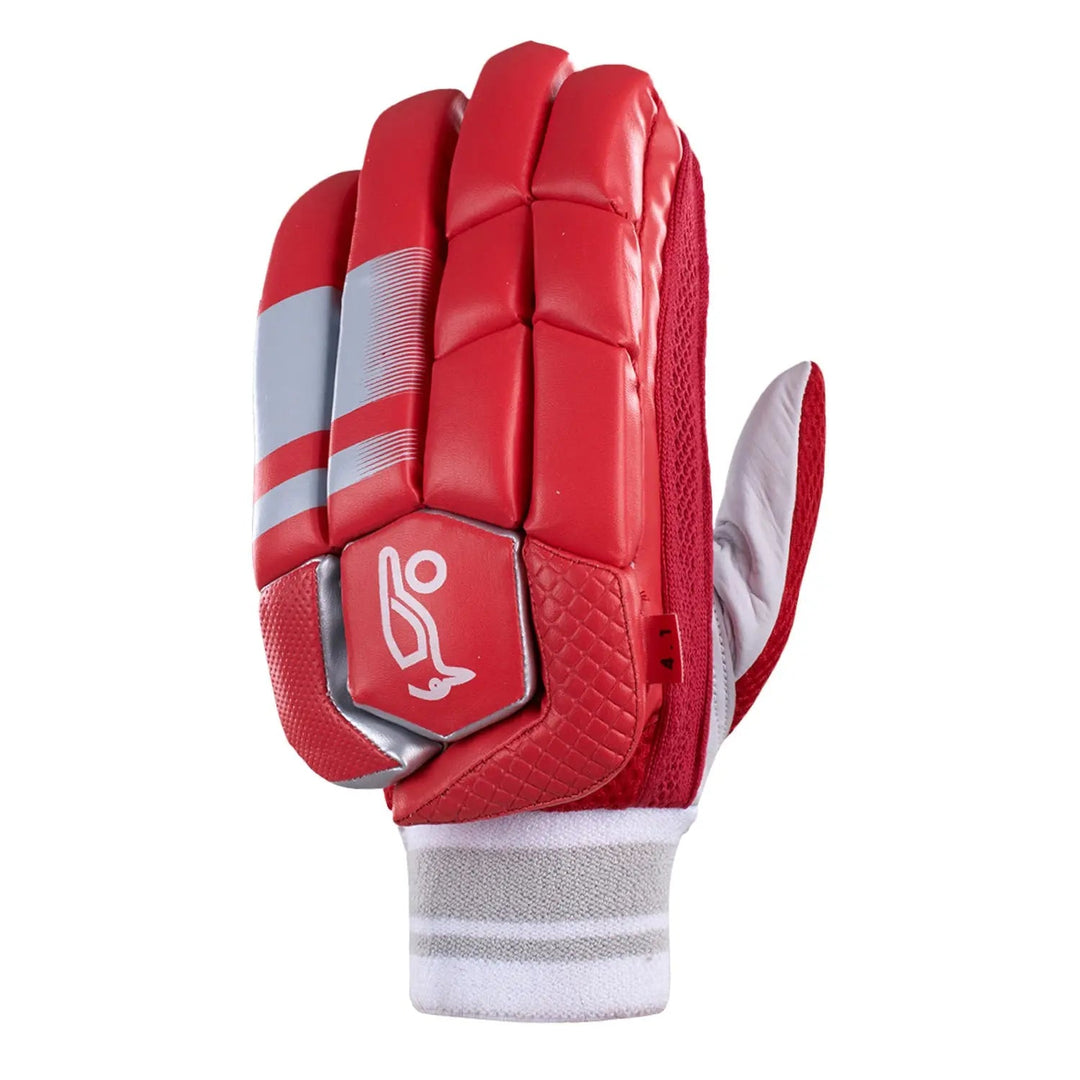 Kookaburra 4.1 T/20 Batting Gloves Red - Cricket shop italy