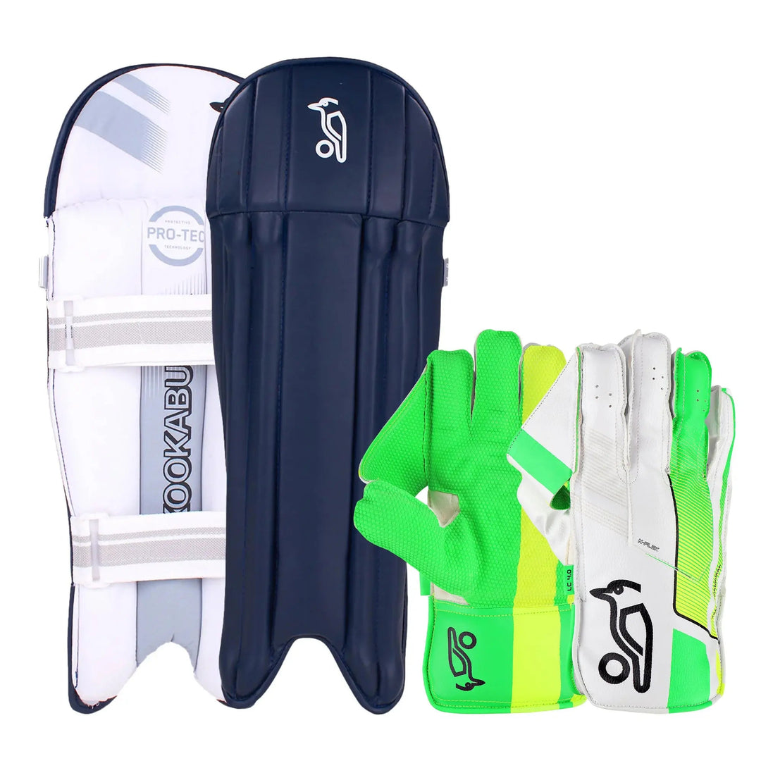 Kookaburra LC 4.0 WicketKeeeping Pads & gloves Set - Cricket shop italy