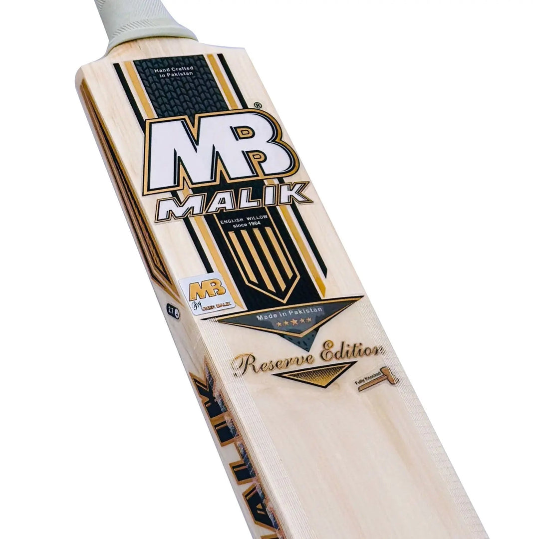 MB Malik Reserve Edition Cricket Bat MB Malik