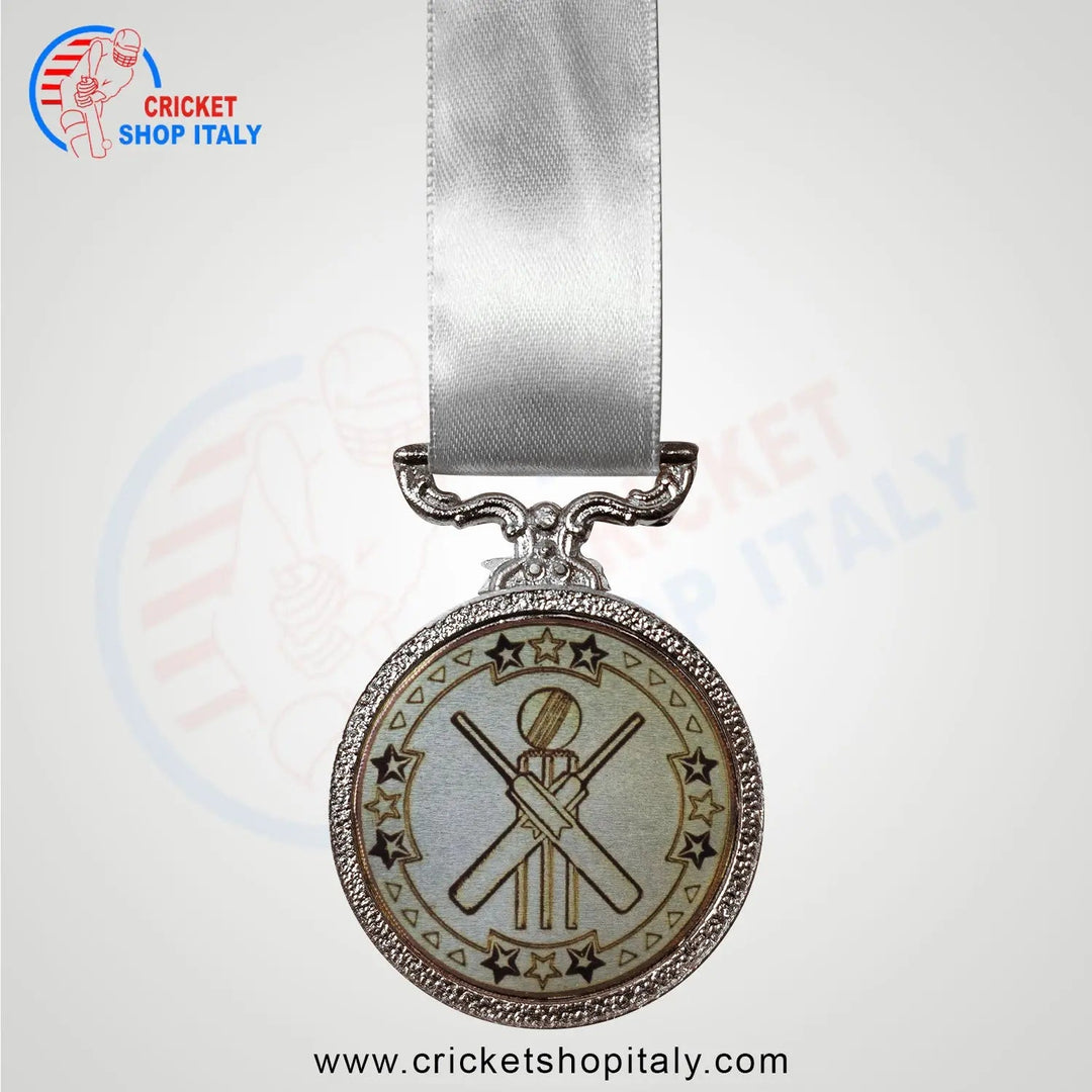 Silver Tri Star Cricket Medal