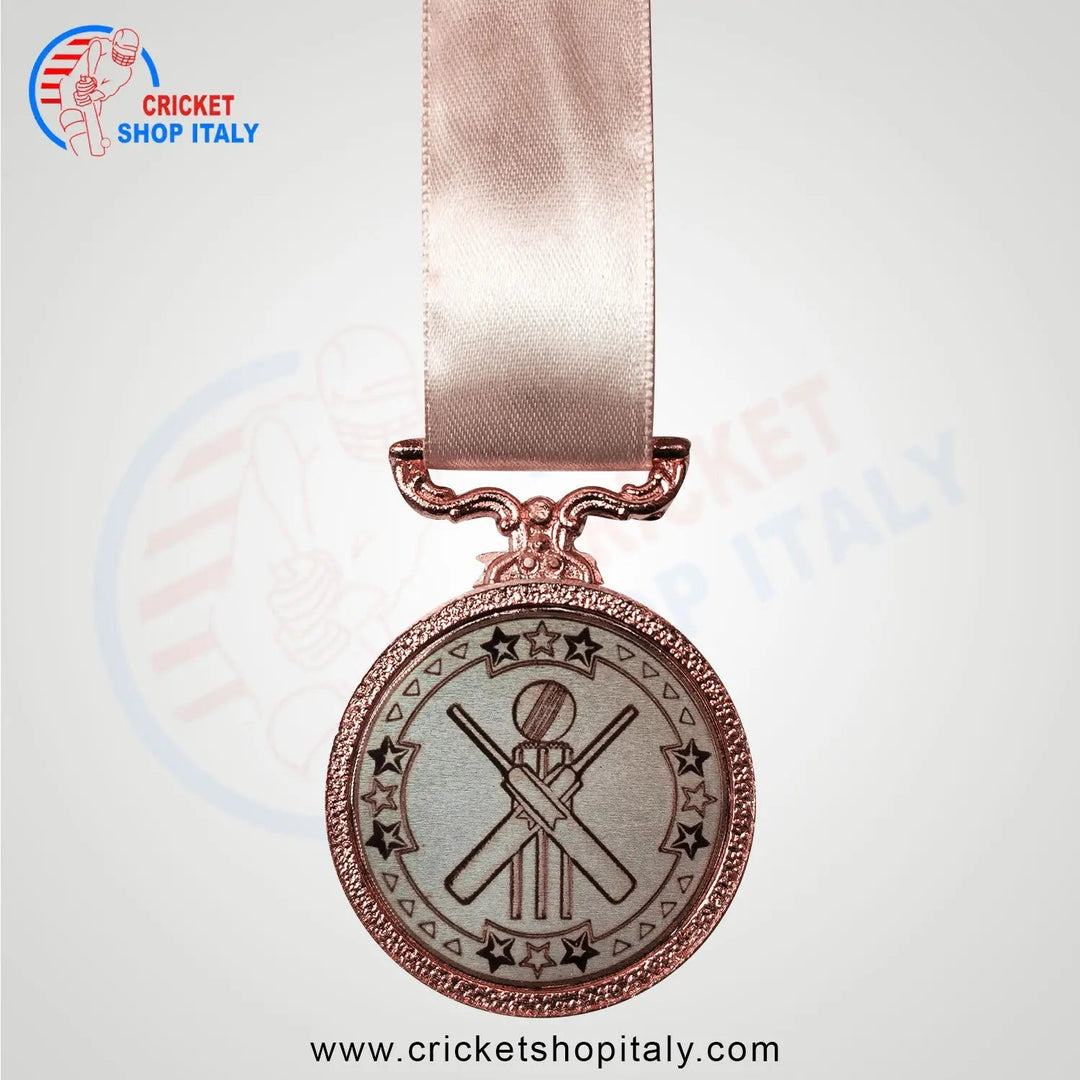 Bronze Tri Star Cricket Medal