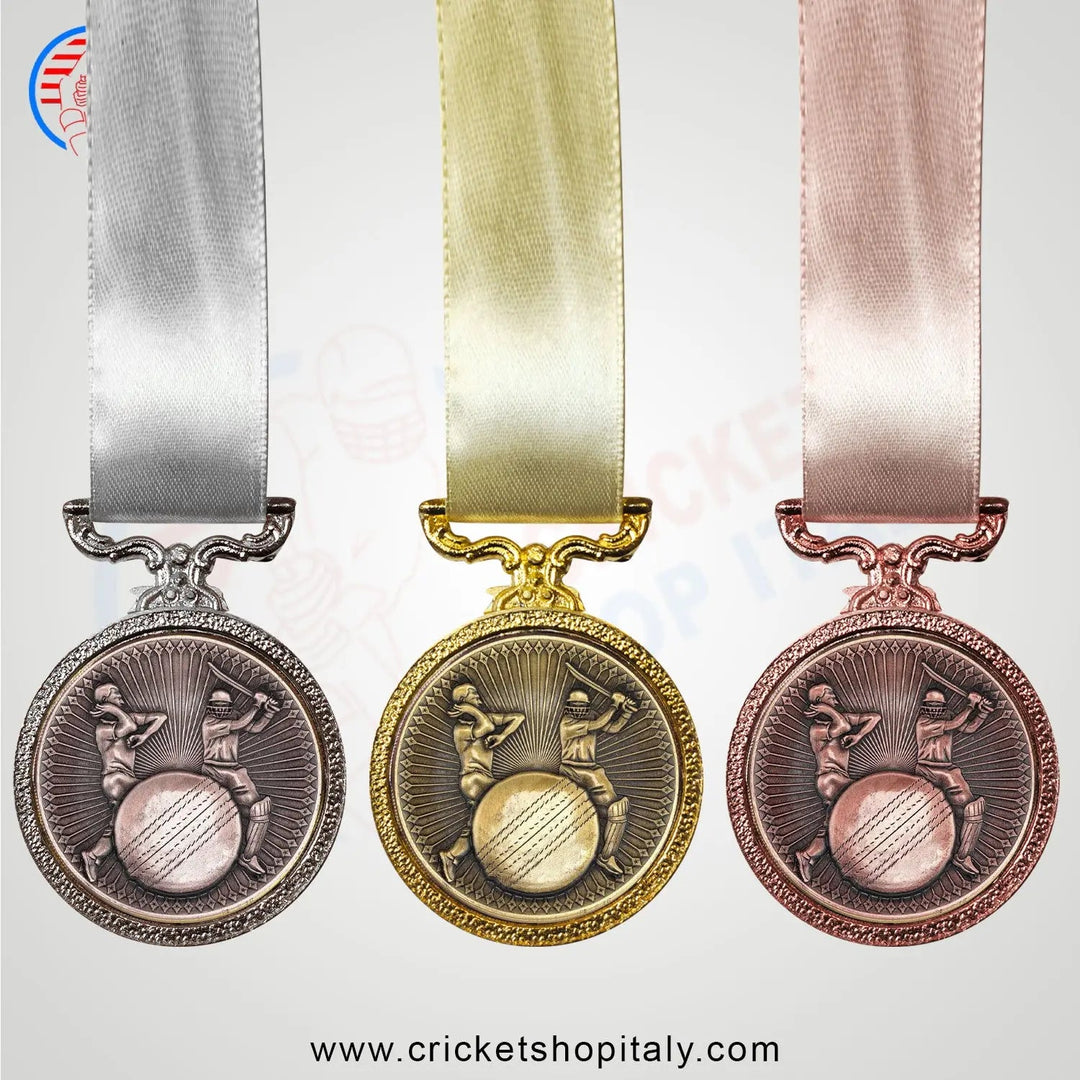 Deluxe Cricket Medal (Set of 3)