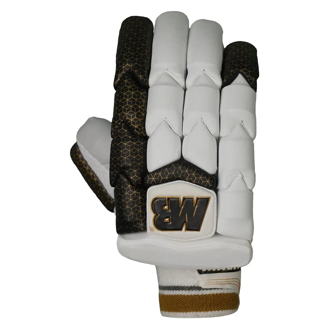 MB Malik Gold Platinum Batting Gloves