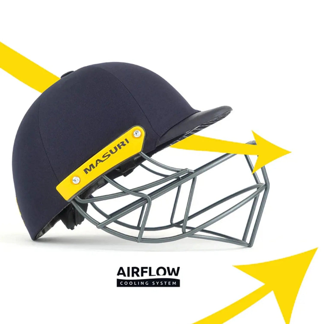 Masuri C LINE PLUS Steel Cricket Helmet Navy Masuri