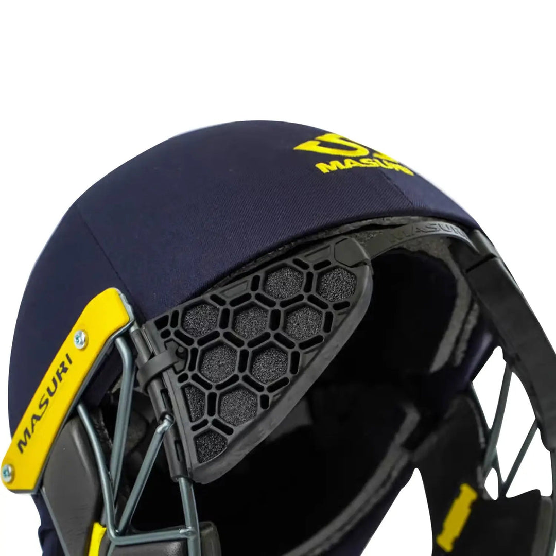 Masuri C LINE PLUS Steel Cricket Helmet Navy Masuri
