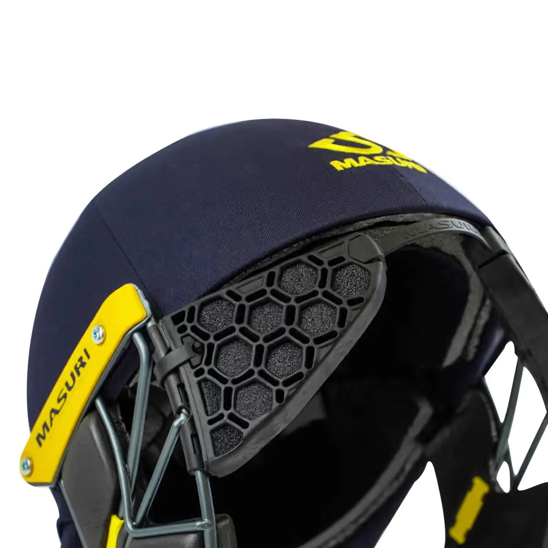 Masuri T Line Steel Cricket Helmet Navy Masuri