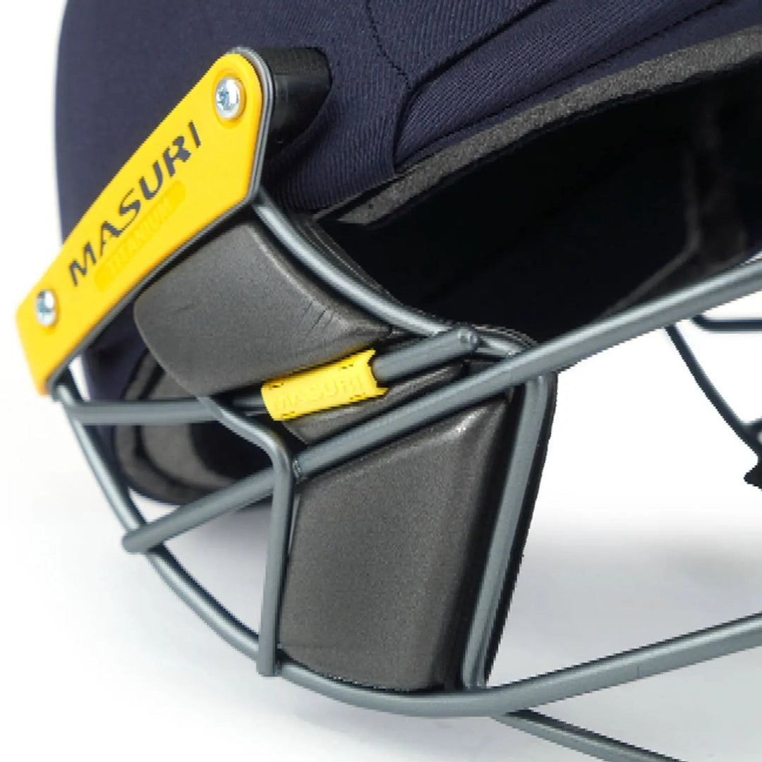 Masuri T Line Titanium Cricket Helmet Navy Masuri