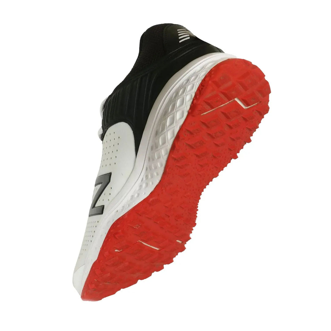 New Balance CK 4020 k4 Rubber Cricket Shoes - White/Red New Balance