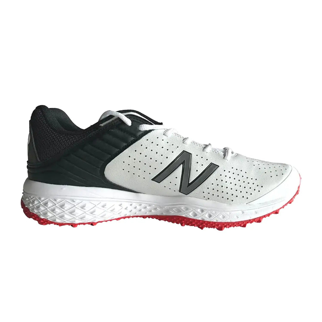 New Balance CK 4020 k4 Rubber Cricket Shoes - White/Red New Balance