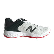 New Balance CK 4020 k4 Rubber Cricket Shoes - White/Red New Balance