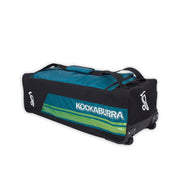 Kookaburra PRO 3500 Wheelie Bag Black/Green Kookaburra