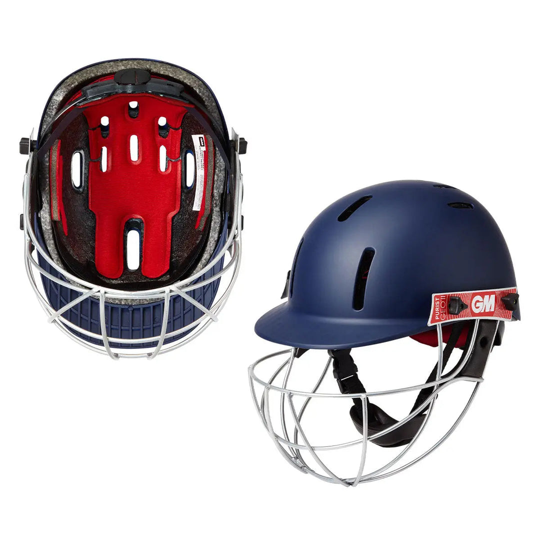 Gunn & Moore Purist Geo II Helmet NVY Gunn and Moore